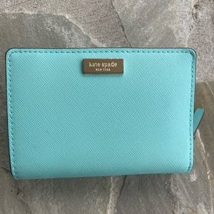 Kate Spade Aqua Bifold Wallet